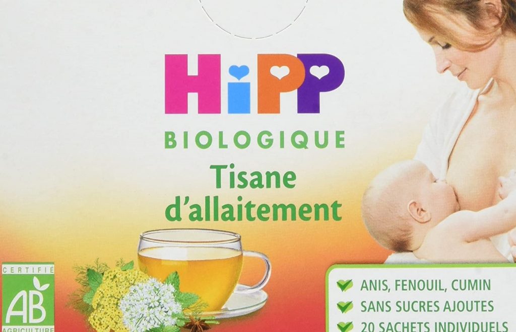 Hipp Biologique Tisane d'allaitement pour Maman - 6 boîtes de 20 Sachets, 25,20€ - coliques